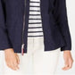 Tommy Hilfiger Women's Cotton Utility Jacket Blue Size M