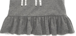 First Impressions Baby Girl's Zebra Print Flounce Hem Top Gray Size 3-6 M