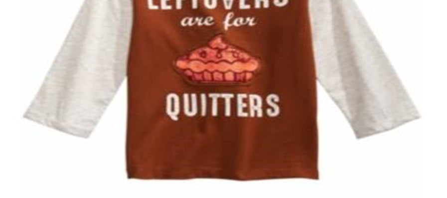 First Impressions Baby Boy's Colorblocked Leftovers T-Shirt  Brown Size 18M