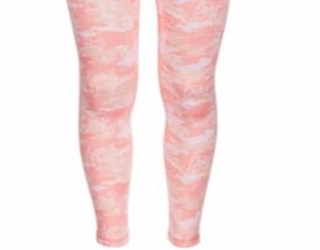 Ideology Big Girl's Camo Satin Printed Leggings Pink Size -XL