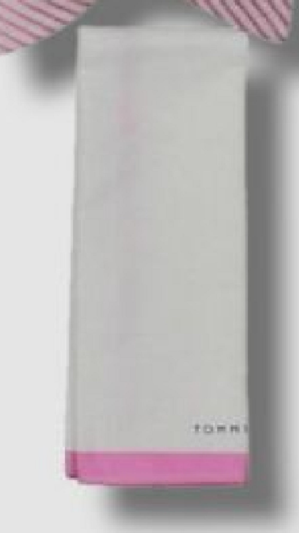 Tommy Hilfiger Men's Seersucker Stripe Bow Tie Pink size Regular