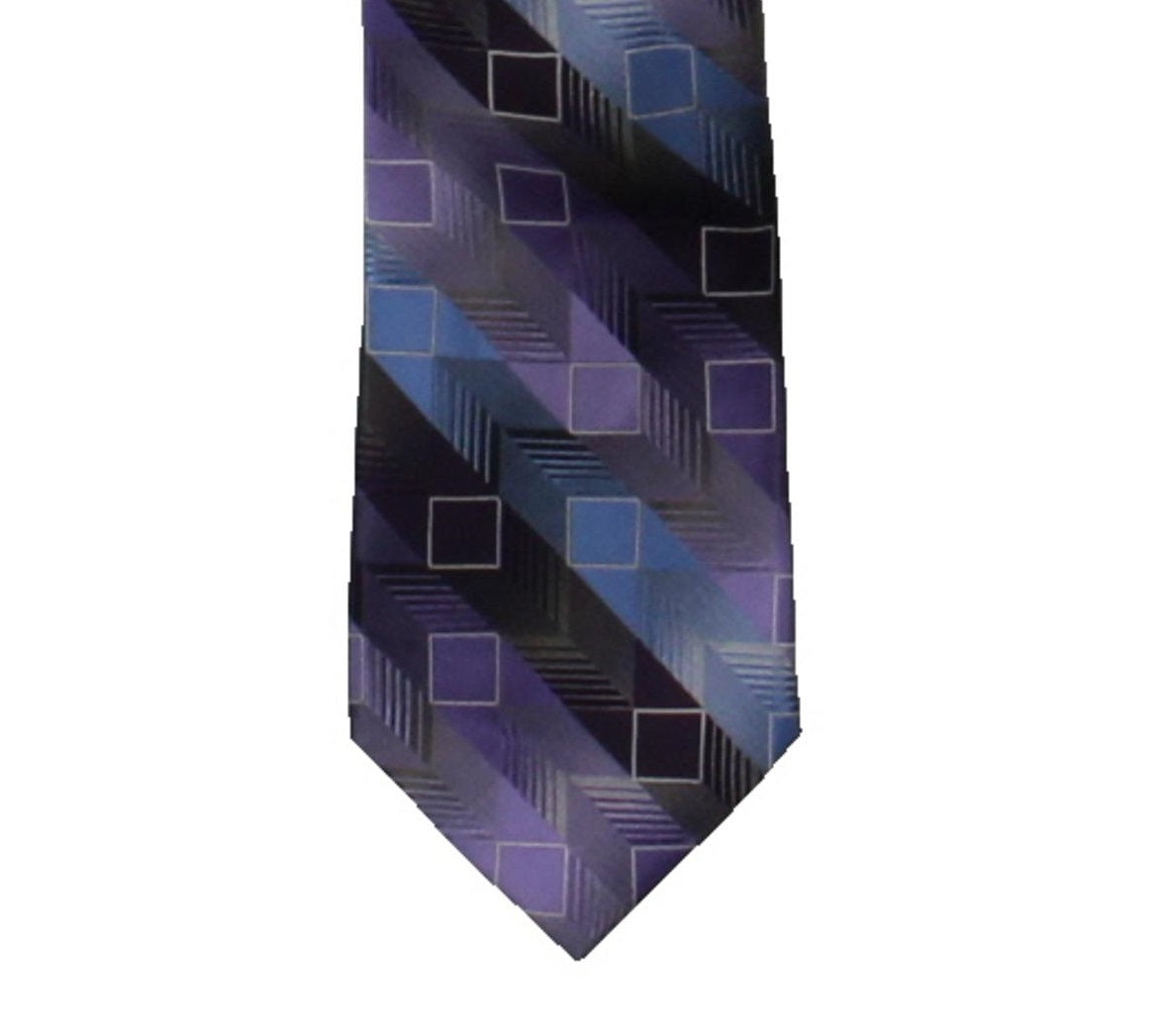 Van Heusen Men's Silk Professional Neck Tie Purple Size Regular