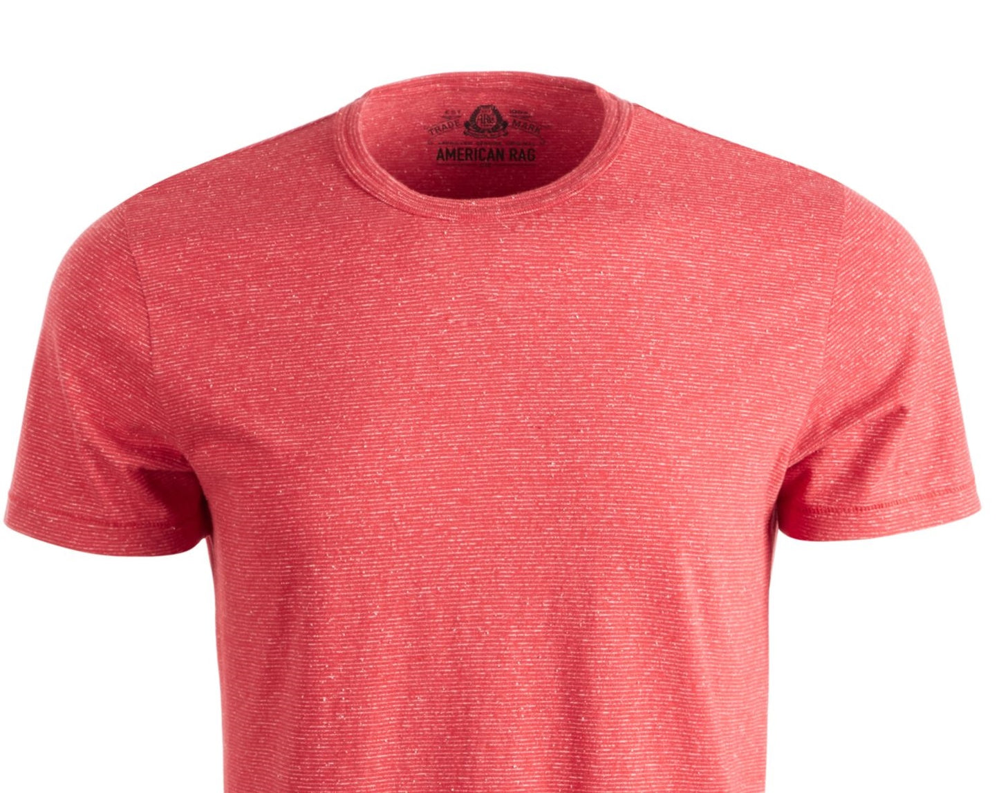 American Rag Men's Printed Short Sleeve Classic Fit T-Shirt Red Size Small