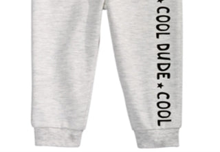 First Impressions Toddler Boy's Cool Dude Jogger Pants Gray Size 3T