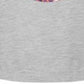 Ideology Little Girl's Keyhole Back T-Shirt  Gray Size 5