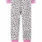 Carter's Little & Big Girl's 1 Pc Leopard-Print Pajama Pink Size 6