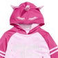 Max & Olivia Little & Big Girl's Hooded Unicorn Nightgown Purple Size -XL