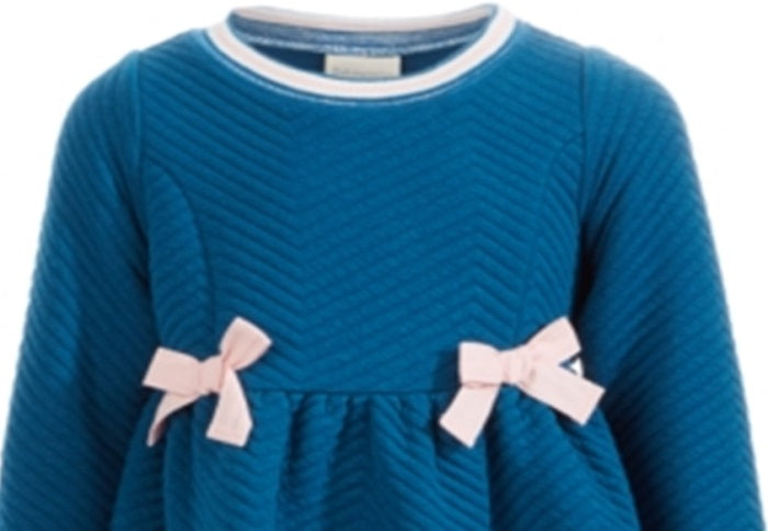 First Impressions Baby Girl's Quilted Dress Blue Size 3-6M