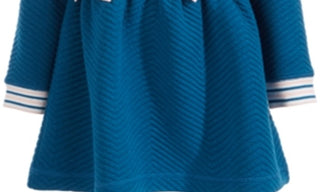 First Impressions Baby Girl's Quilted Dress Blue Size 3-6M