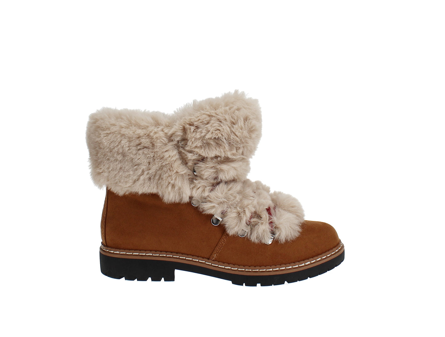 INC International Concepts Women's Pravale Lug Sole Cold Weather Booties Brown Size 6