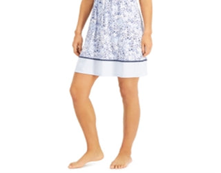 Charter Club Women's Sleepwear Nightgown Blue Size Medium