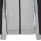 Ideology Big Girl's Colorblocked Zip up Hoodie Gray Size 14L