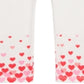 First Impressions Baby Girl's Heart-Print Leggings White Size 24M