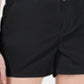 Maison Jules Women's Flat Front Chino Shorts Black Size 16