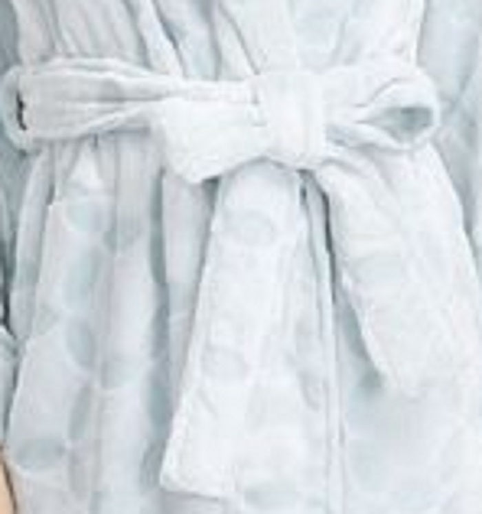 INK+IVY Women's Embossed Plush Robe White Size Large