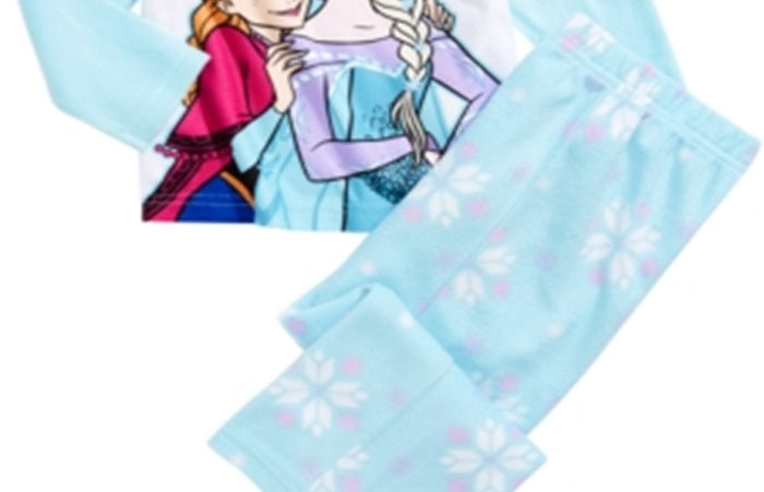 Ame Toddler Girl's 2 Pc Frozen Fleece Pajamas Set Blue Size 2T