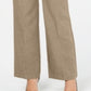 Charter Club Women's Belted Tummy Control Trousers Brown Size 18