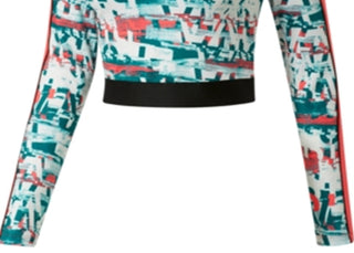 Puma Women's Be Bold Long Sleeve Cropped Top Pink Size XL