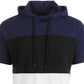 Ideology Men's Hoodie Colorblocked Terry Pullover Blue Size Large