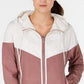 Nike Women's Windrunner Jacket Long sleeves Zip closure Hoode White Size S