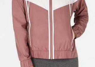 Nike Women's Windrunner Jacket Long sleeves Zip closure Hoode White Size S