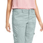 Style & Co Women's Cargo Capri Pants Green Size 10