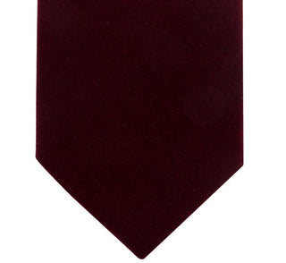 Ryan Seacrest Distinction Men's Solid Velvet Self Tied Necktie Purple Size One Size