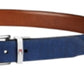 Tommy Hilfiger Men's Reversible Stretch Dress Belt Blue Size 32