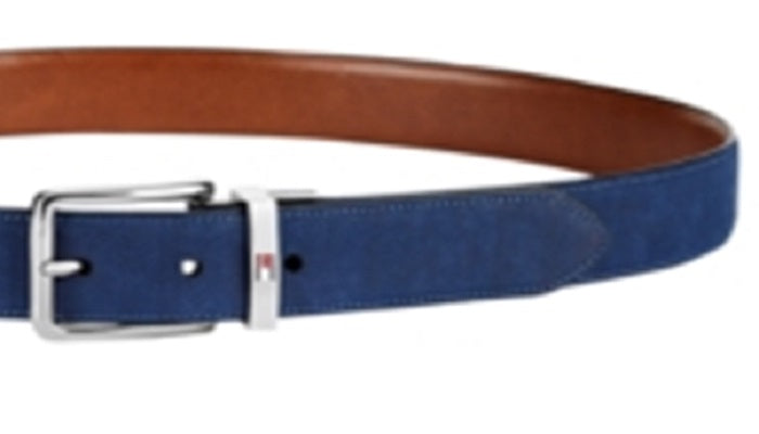 Tommy Hilfiger Men's Reversible Stretch Dress Belt Blue Size 32
