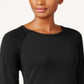 Karen Scott Women's Cotton Sweater Black Size Small