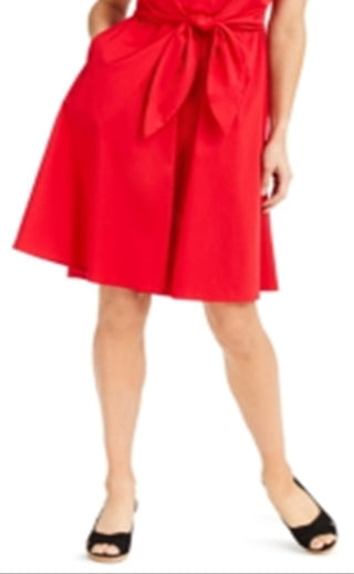 Charter Club Women's Dress Shirt Red Size 8