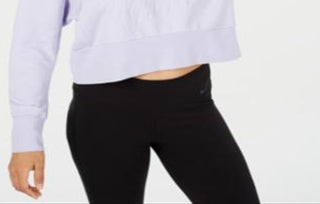 Nike Women's Get Fit Lux Crew Top Purple Size Medium