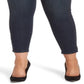 Seven Dials Women's Trendy Plus Studded Skinny Jeans Blue Size 24W
