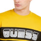 Guess Men's Roy Sport Logo Sweatshirt Yellow Size Medium