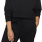 Nike Women's Fleece Crew Sweatshirt Black Size Small