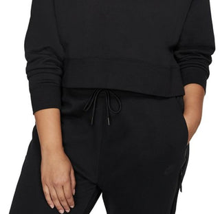 Nike Women's Fleece Crew Sweatshirt Black Size Small