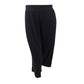 Ideology Women's Ribbed Culottes Black Size XL