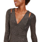 Calvin Klein Women's 3/4 Sleeve Full Length Body Con Formal Dress Black Size 10