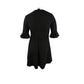 Betsey Johnson Women's  Collar Fit & Flare Dress Black Size 12