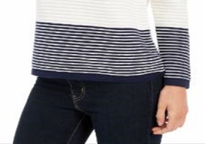 Charter Club Women's Ribbed Sweater White Size Petite X-Large