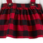 Carter's Girl's Infant Bodysuits Plaid Bodysuit & Red Plaid Skirt Red Size 12MOS