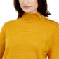 INC International Concepts Women's Side Zip up Sweater Yellow Size Small