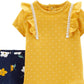 Carter's Baby Girl's 2 Pc Bodysuit & Leggings Cotton Set Yellow Size Newborn
