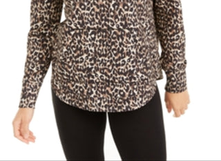 Ideology Women's Sweatshirt Ru Hoodie Brown Size XX-Large