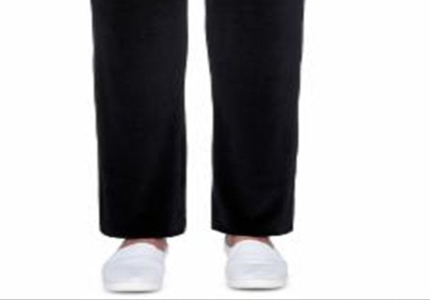 Alfred Dunner Women's Idea Velour Pants Black Size Petite