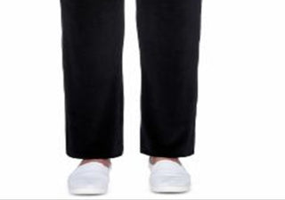 Alfred Dunner Women's Idea Velour Pants Black Size Petite