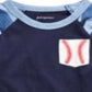 First Impressions Baby Boy's Cotton Baseball Pocket T-Shirt Blue Size 24MOS