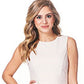 Calvin Klein Women's Illusion Trim Fit & Flare Dress Pink Size 4 Petite