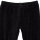 First Impressions Baby Girl's Velour Leggings Black Size 6-9MOS