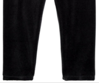 First Impressions Baby Girl's Velour Leggings Black Size 6-9MOS